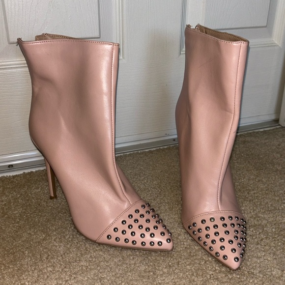 Studded Boots, Super Cute! Some Marks (See Pics), Good Condition Otherwise - Picture 1 of 10